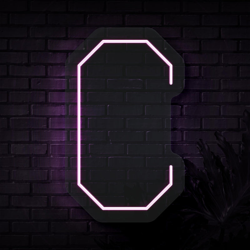 Personalized Initial Letter C Neon Sign