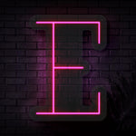 Personalized Initial Letter E Neon Sign