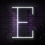 Personalized Initial Letter E Neon Sign