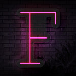 Personalized Initial Letter F Neon Sign