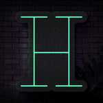 Personalized Initial Letter H Neon Sign