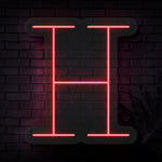 Personalized Initial Letter H Neon Sign