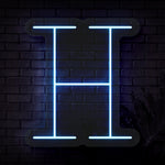 Personalized Initial Letter H Neon Sign