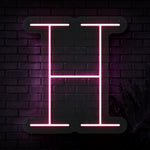 Personalized Initial Letter H Neon Sign