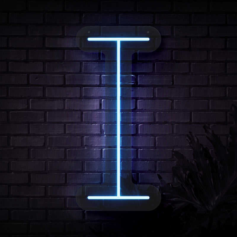 Personalized Initial Letter I Neon Sign