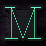 Personalized Initial Letter M Neon Sign