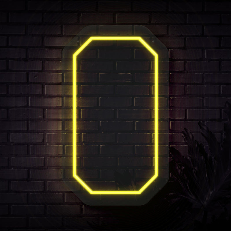 Personalized Initial Letter O Neon Sign