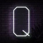 Personalized Initial Letter Q Neon Sign