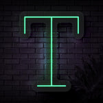 Personalized Initial Letter T Neon Sign