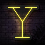 Personalized Initial Letter Y Neon Sign