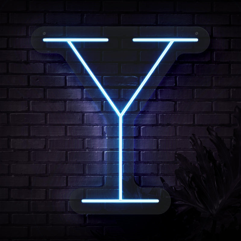 Personalized Initial Letter Y Neon Sign