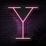 Personalized Initial Letter Y Neon Sign