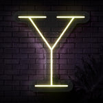 Personalized Initial Letter Y Neon Sign