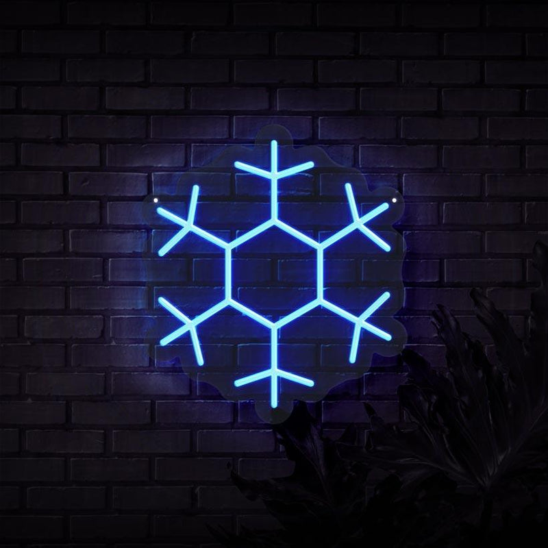 Snowflake Neon Sign