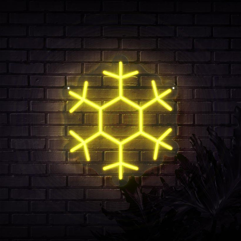 Snowflake Neon Sign