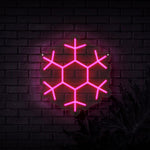 Snowflake Neon Sign