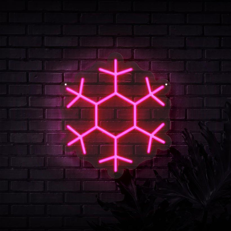 Snowflake Neon Sign