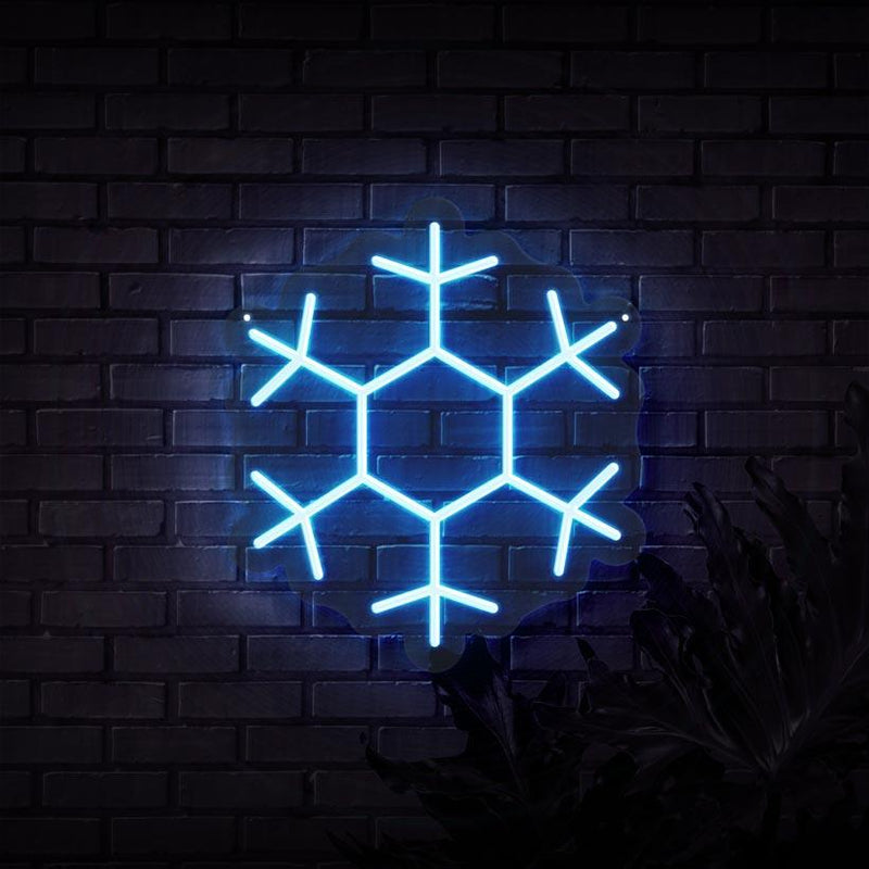 Snowflake Neon Sign