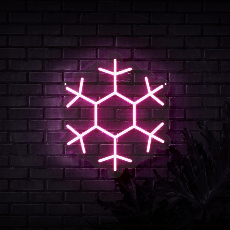 Snowflake Neon Sign