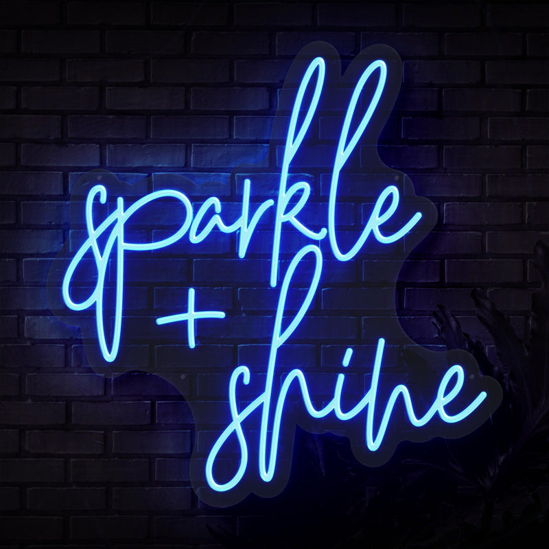 Sparkle & Shine Neon Sign