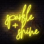 Sparkle & Shine Neon Sign