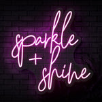 Sparkle & Shine Neon Sign