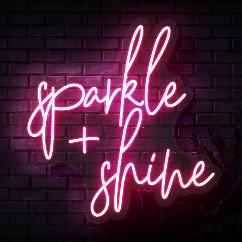 Sparkle & Shine Neon Sign