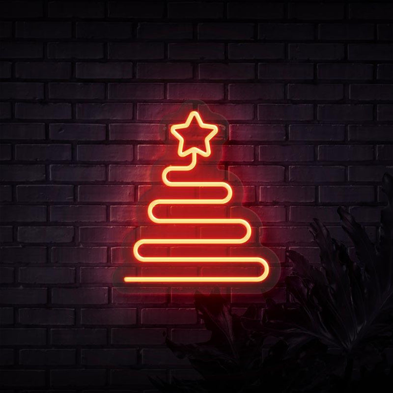 Star Tree Neon Sign