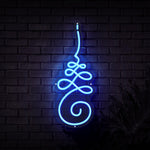 Unalome Yoga Symbol Neon Sign