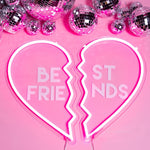 Best Friend Heart Neon Sign