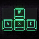 WASD Keys Neon Sign