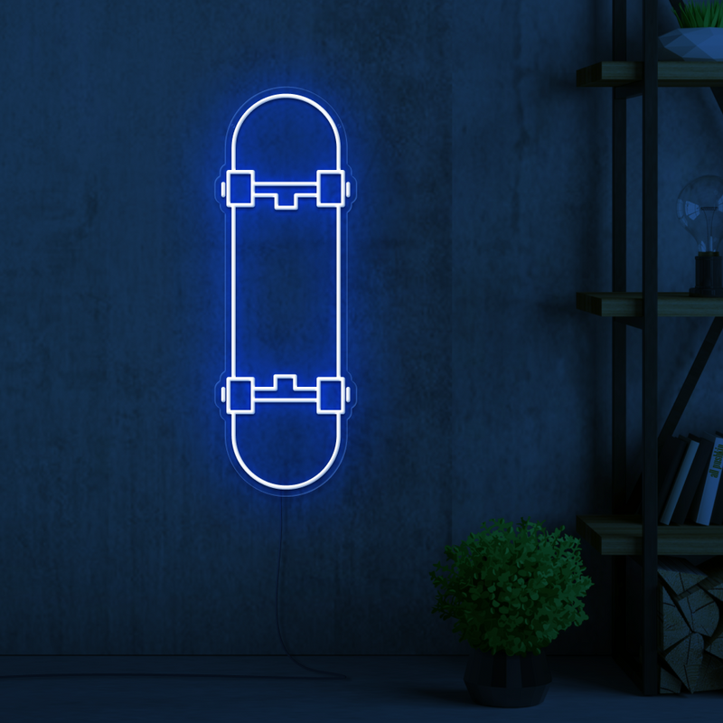 Skateboard Neon Sign