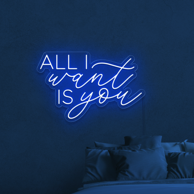 All I Want Is You Neon Sign