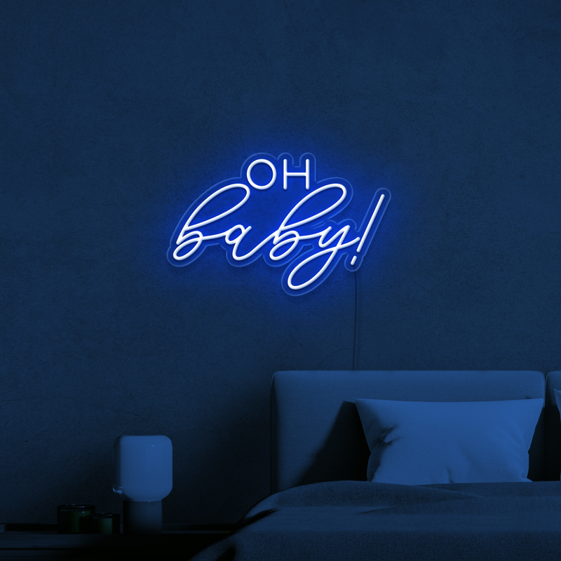 Oh Baby Neon Sign