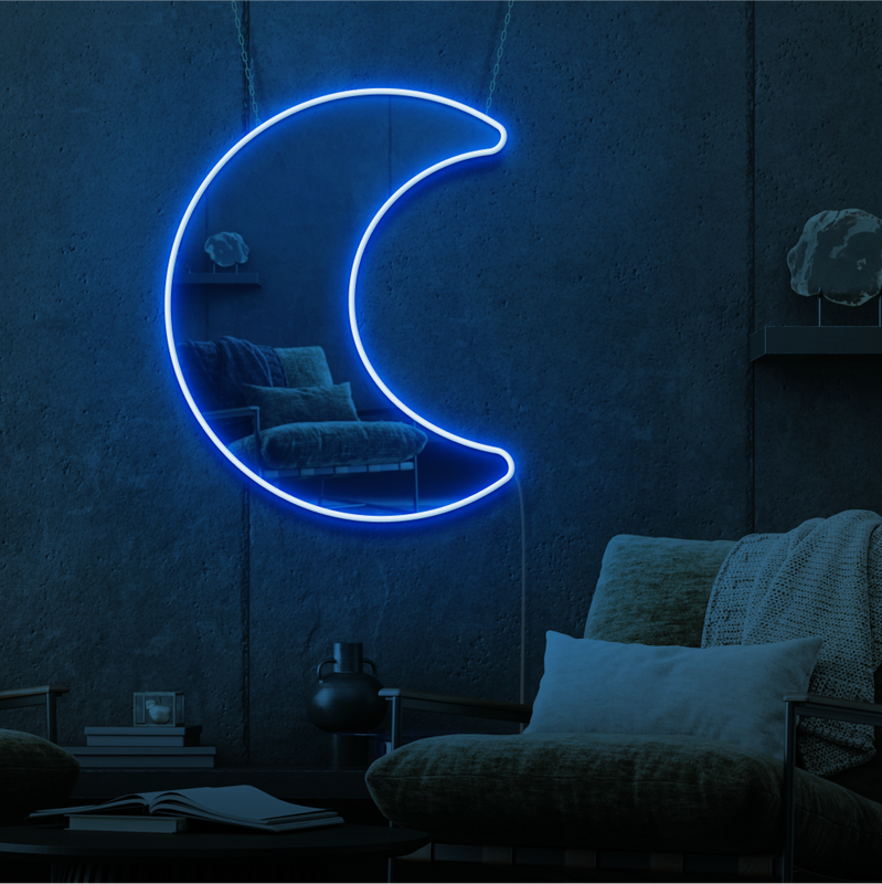 Moon Neon Mirror