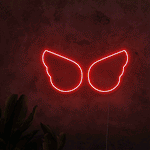 Angel Wings Neon Sign