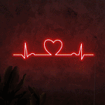 Heart Beat Neon Sign
