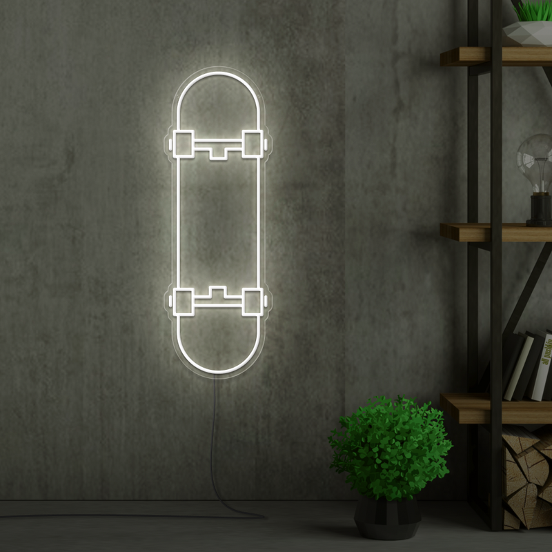 Skateboard Neon Sign