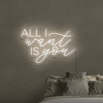 All I Want Is You Neon Sign