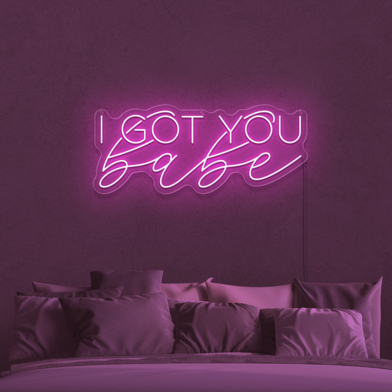 I Got You Babe Block Neon Sign