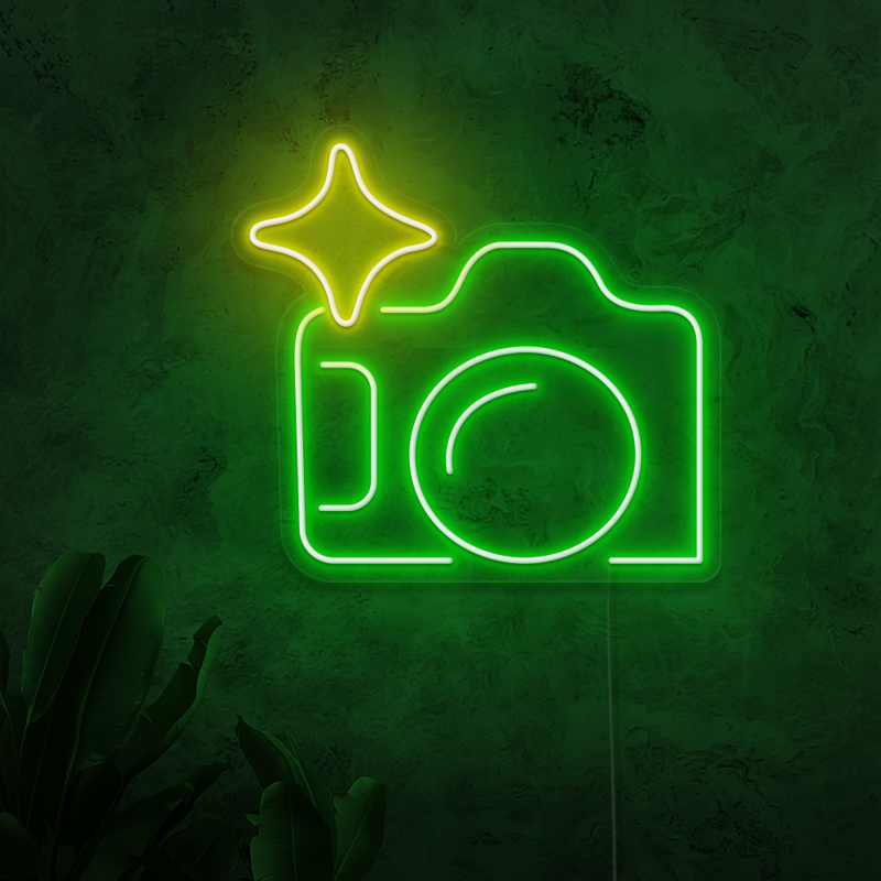 Camera Neon Sign