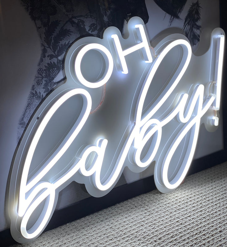 Oh Baby Neon Sign