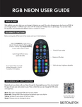 RGB Neon Remote Control & Dimmer