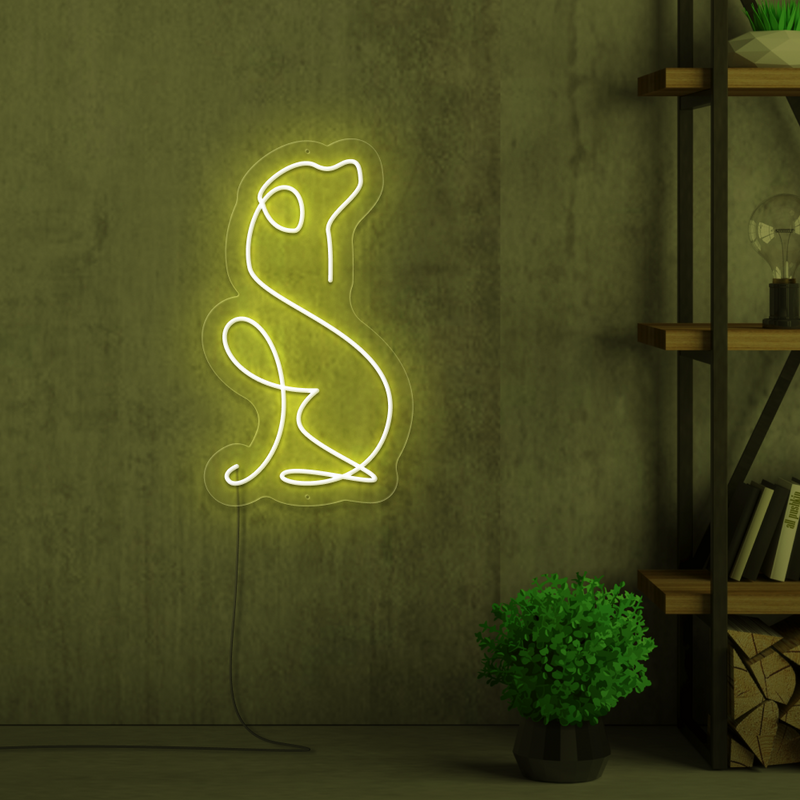 Dog Neon Sign