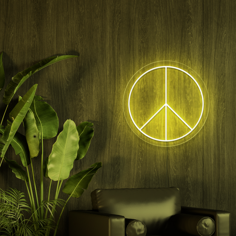 Peace Neon Sign