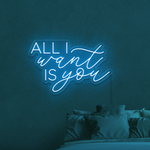 All I Want Is You Neon Sign