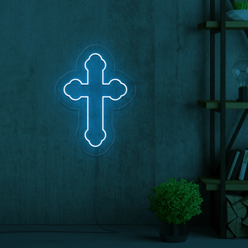 Cross Neon Sign