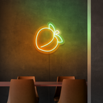 Peach Neon Sign