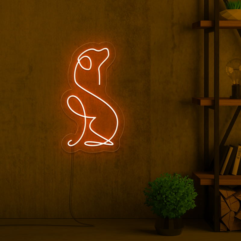 Dog Neon Sign