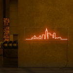 City Skyline Neon Sign